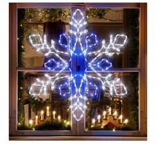 Christmas 35'' Snowflake Lights Decoration - Outdoor Waterproof Christmas Lights