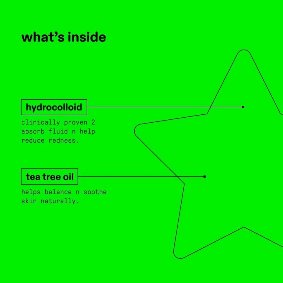 Starface Hydro-Star, Patches with Plant-Based Tea Tree Oil, 32ct, 9 Boxes - Image 4 of 4