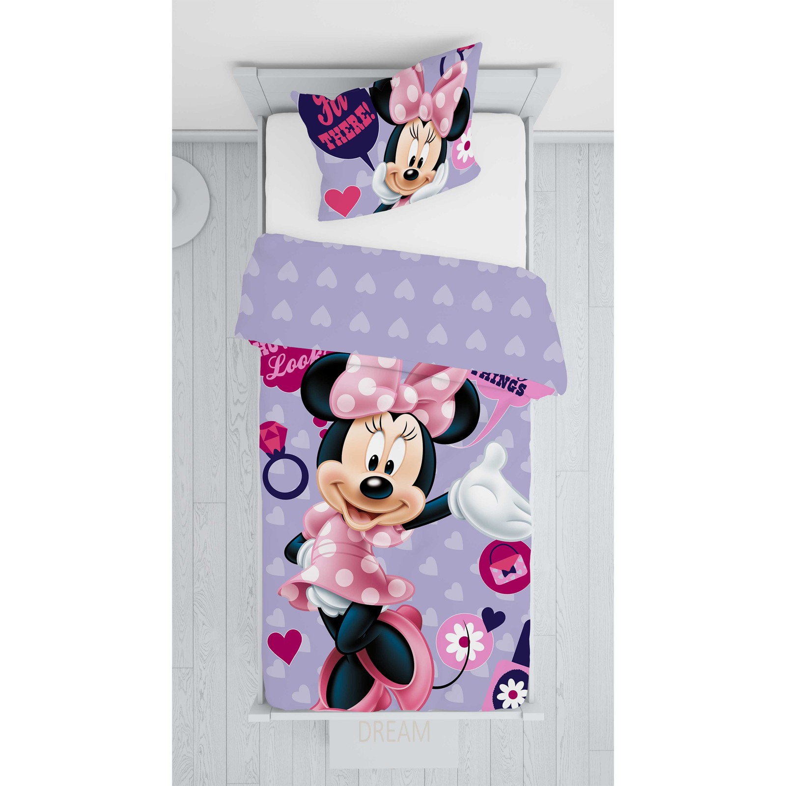 Set lenzuola Disney Minnie Mouse per bambini foto 2