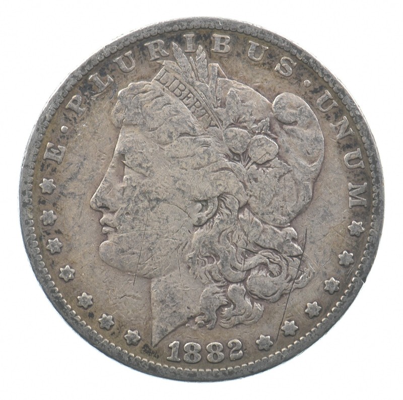 Early - 1882 Morgan Silver Dollar - 90% US Coin *187