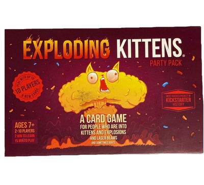 Exploding Kittens Original Edition Card Party Game New In Open Box Free Shipping