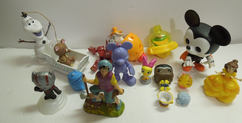 Disney & Pixar Toy Lot – Figures & McDonald’s Toys – Mixed Characters Collection