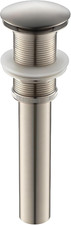 Vessel Sink Drain without Overflow - Bathroom Sink Drain Stopper - Pop up Drain