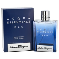 ACQUA ESSENZIALE BLU by Salvatore Ferragamo for Men EDT 3.3 / 3.4 oz New In Box