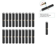 MOUNTAIN ARK 20 Pack 3-1/8" x 1/2" Weld On Bullet Hinges, Weldable Barrel BBQ
