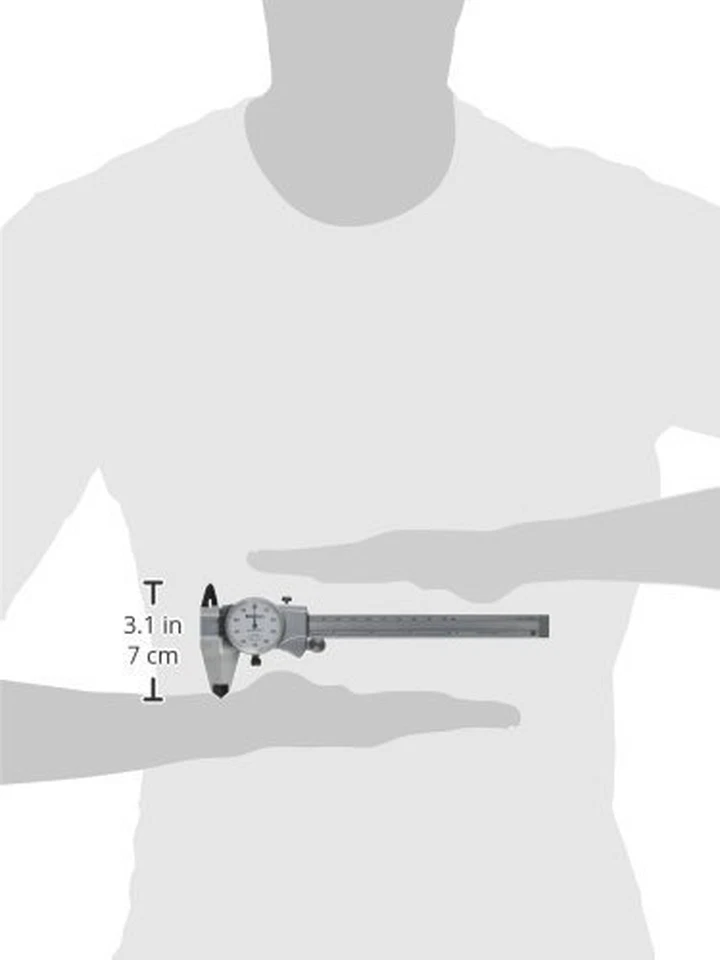 505-742J Dial Caliper, 0.1" per Rev, 0-6" Range, 0.001" Accuracy - Image 2 of 4