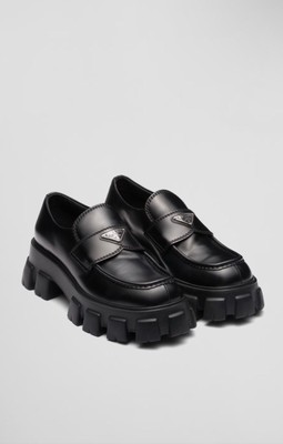 Monolith brushed leather loafers 