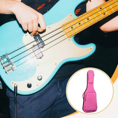 Elektrische Bass Gitarre Tasche Einstellbare Schulter Gurt Stoßfest Bass Gig