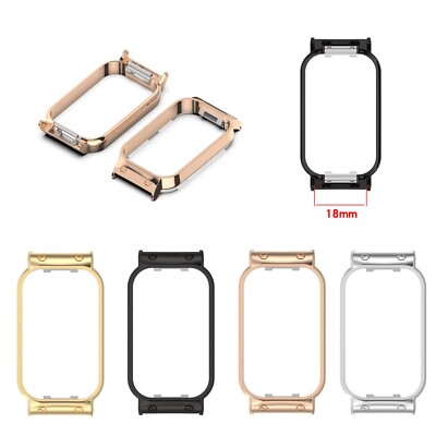 For Redmi Band 2/Mi Smart Band 8 Active Watch Band Strap Metal Frame Case Shell