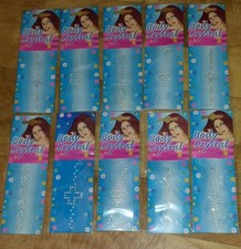 10 x TEMPORARY SELF ADHESIVE BODY ART CRYSTALS - SPARKLY 