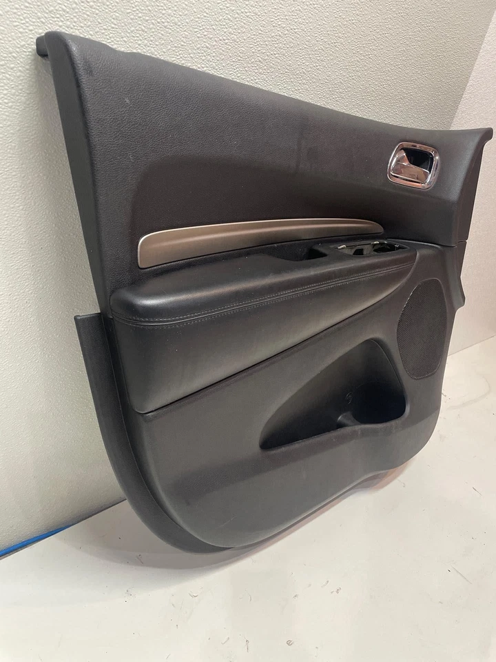 Fits 2016 - 2020 DODGE DURANGO SXT Front LH Driver Door Trim Panel Black OEM - Image 3 of 4