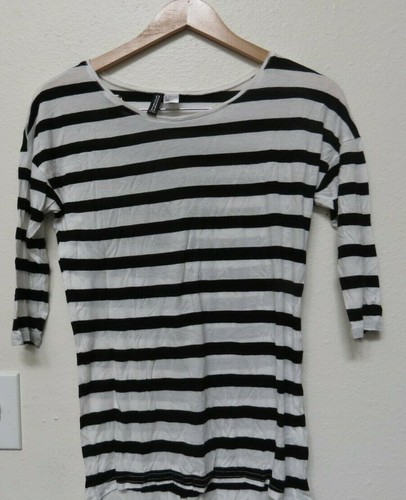 Sleeves Tee Shirt Stripped 