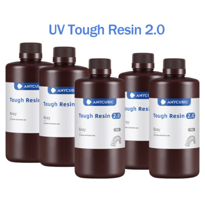 5KG ANYCUBIC Flexible Tough Resin 2 Photopolymer UV Harz für LCD SLA 3D Drucker