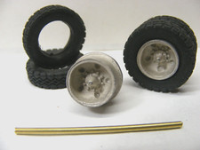 Alcoa Style 5-Hole Dual Wheel Set 1/48 Scale By Don Mills Models