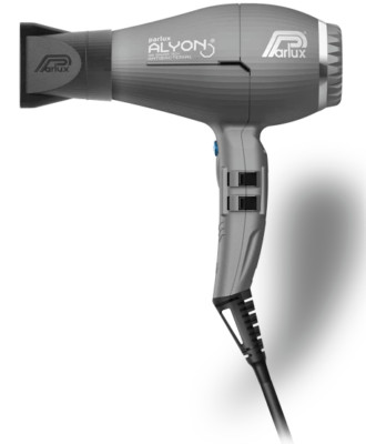 Parlux Alyon Air Ionizer Tech Professional Hair Dryer Made in Italy | Graphite