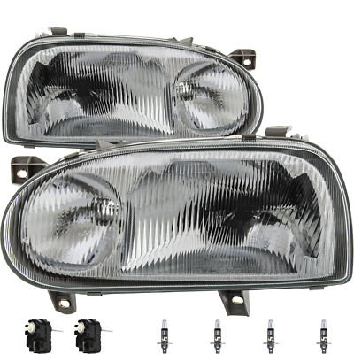Scheinwerfer Set für VW Golf III 3 1H 91-97 inkl. PHILIPS Lampen Motor