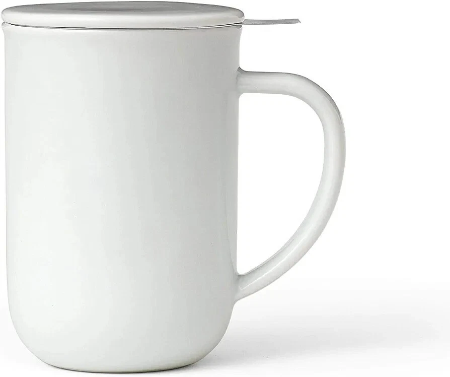 VIVA Minima Balance Infuser Tea Mug Pure White- 500 ml / 17 oz
