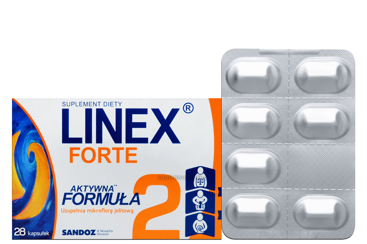 Linex Forte 28 capsule batteri probiotici