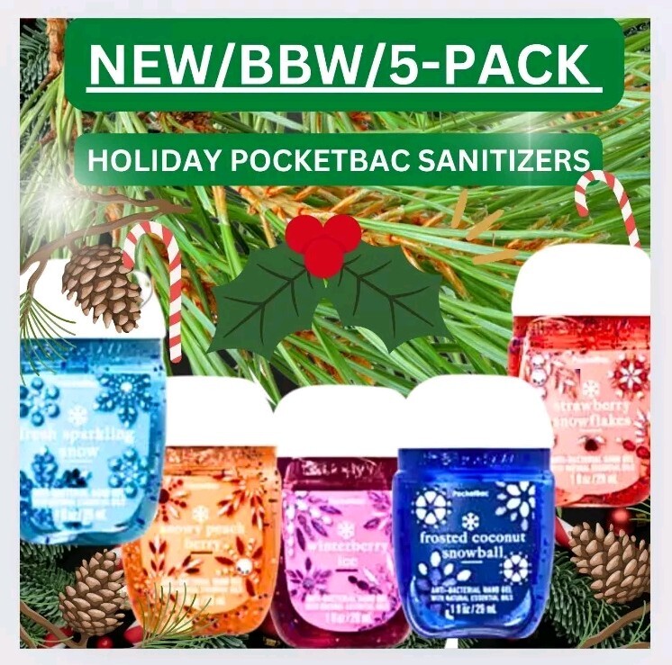 5pk HOLIDAY SANITIZERS 5pk HOLIDAY SANITIZERS
