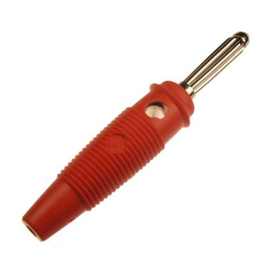 Hirschmann Büschelstecker BUELA20K 4mm Bananenstecker BUELA20 K rot 039714