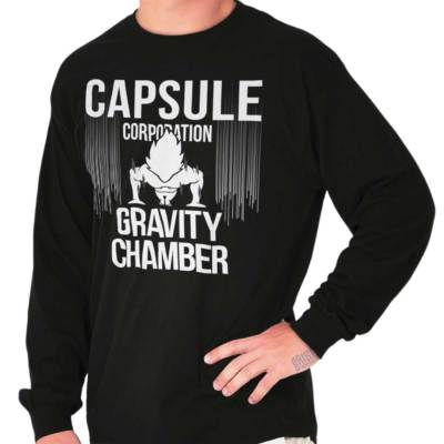 Capsule Organization Gravity Chamber Anime Long Sleeve Crewneck Tee Men Women