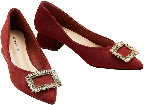 cheap low heel pumps