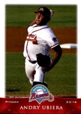 2014 Danville Braves Grandstand 29 Andry Ubiera Dominican Republic Baseball Card