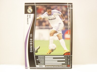 Panini WCCF 2007-08 Robinho Robson de Souza 1984 Brazil　No.10 Real Madrid CF#319