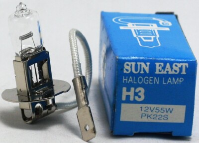 (4 Pieces) Sun East Halogen Headlight Bulb H3 12V 55W