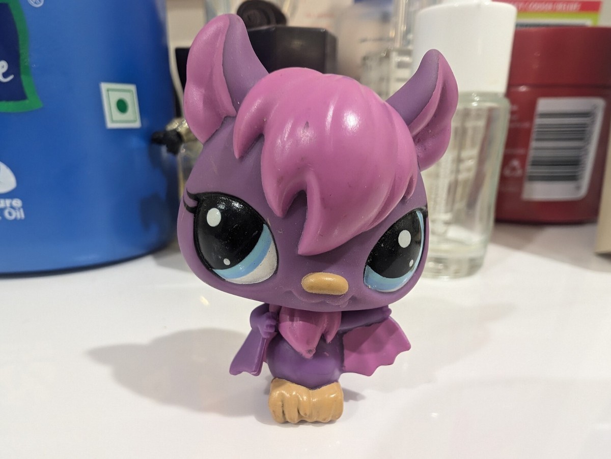 Figurine Littlest PetShop : Chauve-souris Féerique Rose #2836 – Miniature Adorable Pour Collection