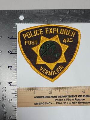 R b3 Police patch Ohio Vermilion Explorer Post 425 | eBay