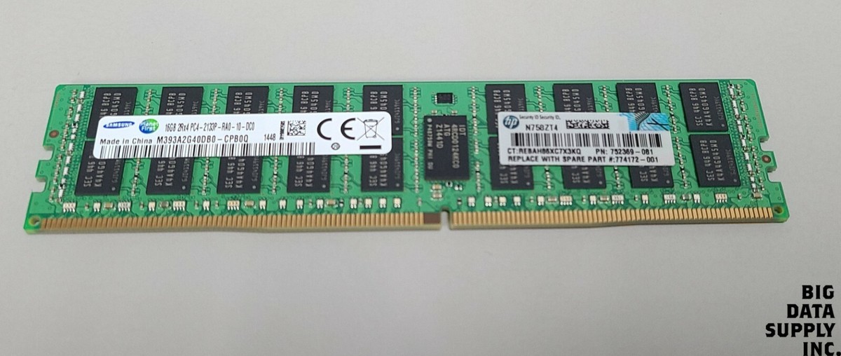 Samsung, 16GB DDR4 Server RAM, P/N M393A2G40DB0-CPB0Q | eBay