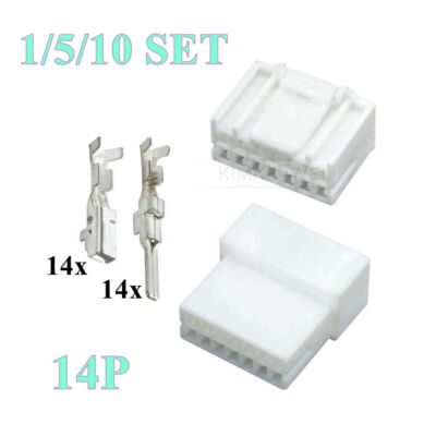 14 Pin/Way TE AMP Multilock Automotive Male Female Connector Plug