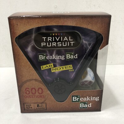 Trivial Pursuit Breaking Bad LAB NOTES EDITION Trivia Game 600 Questions new