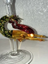 Milon Townsend Mermaid Glass Goblet Mint Condition