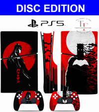 PS5 Themed Decal Sticker Skin for PS5 Slim DISC EDITION Wrap Vinyl  Controller