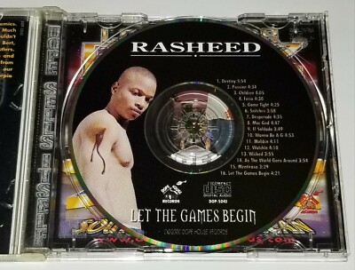 RASHEED LET THE GAMES BEGIN CD G FUNK LP DOPEHOUSE RECORDS 2000