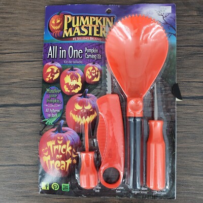 Pumpkin Masters Halloween All-In-One Pumpkin Carving Decorating Kit