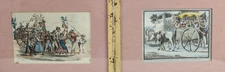 Pair of Hand Colored Lithograph and Etching Prints, Festas / Festivals 
