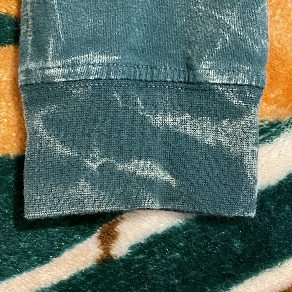 Camisa Serpiente Mujer Pequeña Serpiente Verde Manga Larga Ligera Informal Cuello Redondo Foto 4 de 4