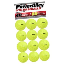 Heater Sports Green Lite Baseballs 9 Inch for Pitching Machines 80 MPH