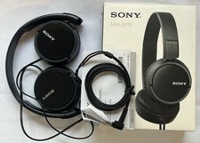 Sony ZX Series Wired On-Ear Headphones Black MDR-ZX110 Open Box Tested