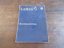 Lancia Delta 1979 Owners Manual