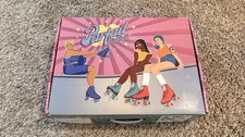 VNLA Parfait Women's Quad Roller Skates Size 7 Blue/Teal with Red Wheels