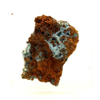Minerals And Precious Stones. Senegalite On Turquoise. 31.8 Ct. Mount Kourou