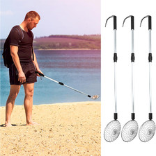 3 Pack Sand Sifter Tools - Beach Scoop for Beachcombing Shell & Rock，Shark Tooth