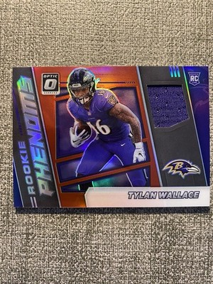 2021 Donruss Optic #RPH-26 Tylan Wallace Rookie Phenoms Red Patch - Ravens