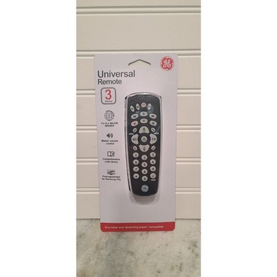 GE Universal Remote Control 3 Device