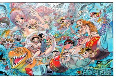 ONE PIECE 原画 One Piece - Chapter 634 Shonen Jump Art Spread 11x17 - Art Poster