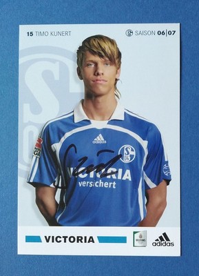 18880 Timo Kunert FC Schalke 04 2006/07 autograph card original signed